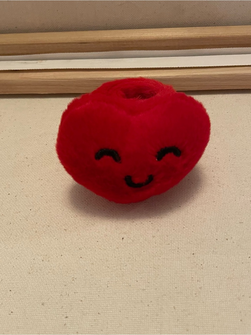 Plush Red Heart slap bracelet Cute Smile jewelry